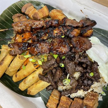 Fork & Skewers - Kamayan Platter (serves 2-3) - Food Trucks Near Me - Houston, Texas Fork & Skewers - Kamayan Platter (serves 2-3) - Food Trucks Near Me - Houston, Texas