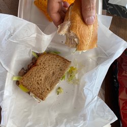 BRB Market & Deli - Turkey with all the fixings on hoagie. And roast beef on whole wheat