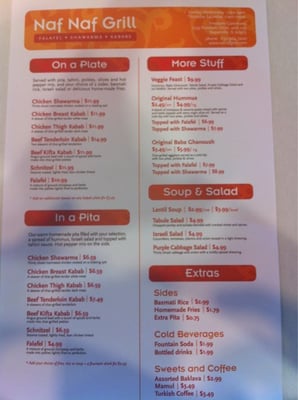 Menu photo 8 Naf Naf Grill Naperville, IL Menu photo 8 Naf Naf Grill Naperville, IL