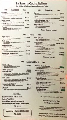 Menu photo 8 La Summa Boston, MA