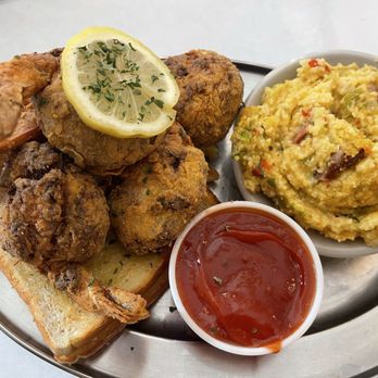 Charles Seafood - Stuffed Shrimp w/ jambalaya grits! - Seafood Near Me - Harahan, Louisiana