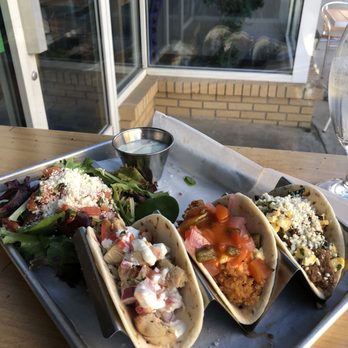 Ay Papi Tacos & Tequila - Taco Flight with Side Salad - Tacos Near Me - Rock Hill, South Carolina Ay Papi Tacos & Tequila - Taco Flight with Side Salad - Tacos Near Me - Rock Hill, South Carolina