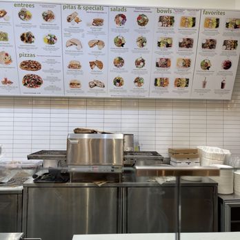 Aubergine Kitchen - menus on the wall - Mediterranean Near Me - American Fork, Utah