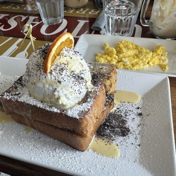 Untoasted - Special French Toast (Cookie Dough) Egg on Side Charge - Breakfast & Brunch Near Me - Hallandale Beach, Florida Untoasted - Special French Toast (Cookie Dough) Egg on Side Charge - Breakfast & Brunch Near Me - Hallandale Beach, Florida