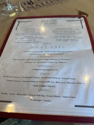 Menu photo 3 Hudson Malone Westport, CT