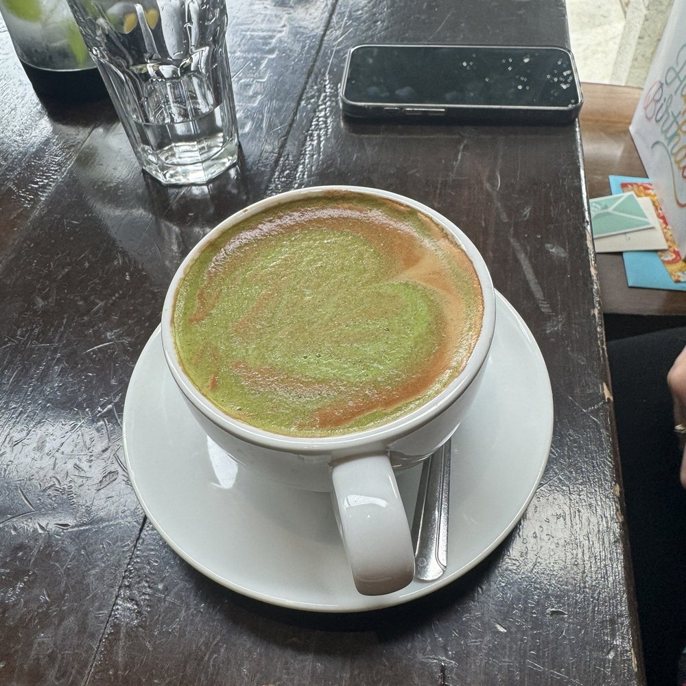 Blu Jam Cafe - Dirty Matcha Latte - Breakfast & Brunch Near Me - Los Angeles, California