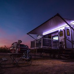 Desert Oasis Campground - Sunset at Desert Oasis