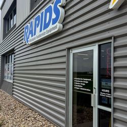 Rapids Wholesale Equipment - Rapids Wholesale Equipment Store Entrance