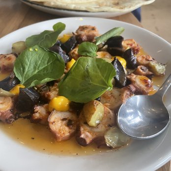 Zhug - smoked octopus - Mediterranean Near Me - Cleveland Heights, Ohio