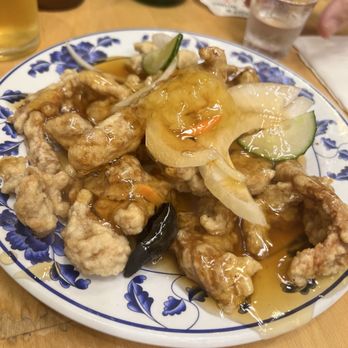 Hainan - Fried Pork with Sweet and Sour Sauce - Chinese Near Me - Flushing, New York