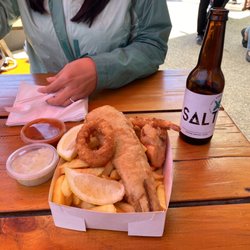 The Salty Dog Fish & Chippery - Fish Box for One