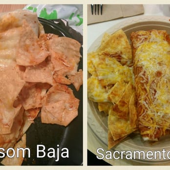 Baja Fresh - Last night, i was in Sacramento so i decided to stop in at Baja Fresh and get the same thing to compare. - Mexican Near Me - Folsom, California