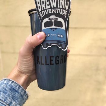 Allegro Coffee - I may have missed the free coffee this time, but I am loving their swag (MiiR tumbler and a super cute sticker)!! - Coffee & Tea Near Me - Thornton, Colorado