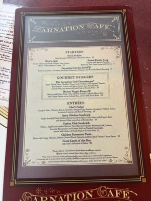 Menu photo 1 Carnation Cafe Anaheim, CA Menu photo 1 Carnation Cafe Anaheim, CA
