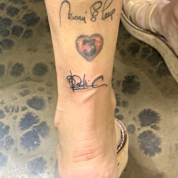 Borrowed Time Tattoo - Signature of my late father by @lukepukeink at Borrowed Time Studio in Fort Lauderdale - Tattoo Near Me - Fort Lauderdale, Florida