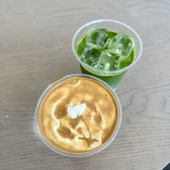 DAMO - Chestnut Einspänner and Matcha Latte - Coffee & Tea Near Me - Los Angeles, California DAMO - Chestnut Einspänner and Matcha Latte - Coffee & Tea Near Me - Los Angeles, California