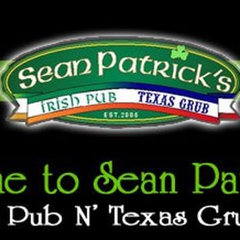 Sean Patrick's Irish Pub + Texas Grub - Logo - Irish Near Me - San Marcos, Texas