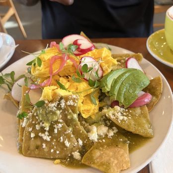 Poached Neighborhood Kitchen - Chilaquiles $16 - Breakfast & Brunch Near Me - Downey, California Poached Neighborhood Kitchen - Chilaquiles $16 - Breakfast & Brunch Near Me - Downey, California