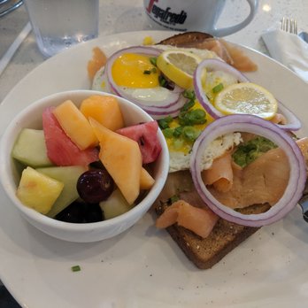 Eggsquisite Cafe - Salmon & avocado toast - Breakfast & Brunch Near Me - Frisco, Texas