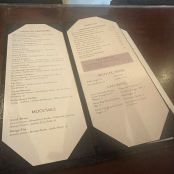 Roy's Restaurant - Drink menu - Seafood Near Me - Anaheim, California