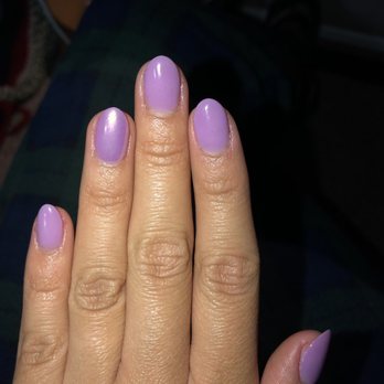 Top City Nails - Holographic ring finger with short almond shaped nails - Nail Salons Near Me - Riverside, California Top City Nails - Holographic ring finger with short almond shaped nails - Nail Salons Near Me - Riverside, California