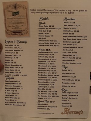 Menu photo 4 Murray's Minneapolis, MN