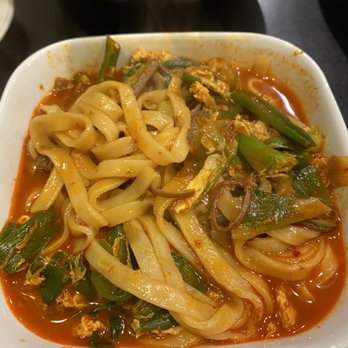 Halmae Noodle - yukgaejang Spicy Noodles Soup with Beef & Vegetables - Korean Near Me - Palisades Park, New Jersey Halmae Noodle - yukgaejang Spicy Noodles Soup with Beef & Vegetables - Korean Near Me - Palisades Park, New Jersey