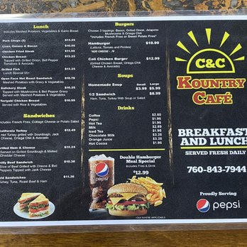 LV Cafe - Menu - Breakfast & Brunch Near Me - Helendale, California