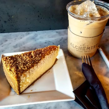 Alchemist Coffee Project - Bourbon iced coffee and new York cheesecake - Coffee & Tea Near Me - Los Angeles, California Alchemist Coffee Project - Bourbon iced coffee and new York cheesecake - Coffee & Tea Near Me - Los Angeles, California
