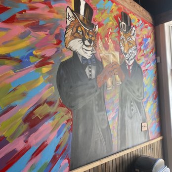 Gallant Fox Brewing - Mural just inside the door. - Brewpubs Near Me - Louisville, Kentucky