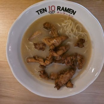 Ten Ramen - Ramen with side of chicken - Ramen Near Me - Hagerstown, Maryland