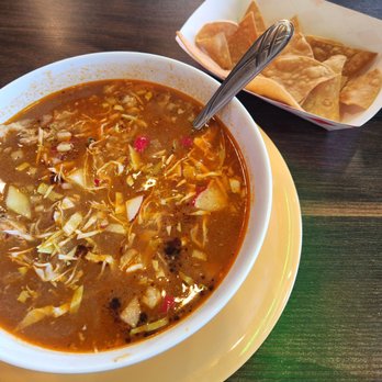 Taqueria El Gran Amigo II - Pozole and complimentary chips and salsa - Mexican Near Me - Pacifica, California Taqueria El Gran Amigo II - Pozole and complimentary chips and salsa - Mexican Near Me - Pacifica, California
