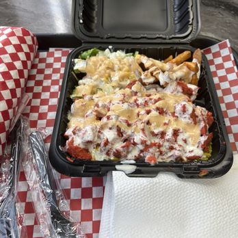 Flavor Hut - Chicken Over Rice Platter - Burgers Near Me - Camp Hill, Pennsylvania