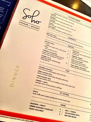 Menu photo 5 Soho Chicken + Whiskey Cleveland, OH Menu photo 5 Soho Chicken + Whiskey Cleveland, OH