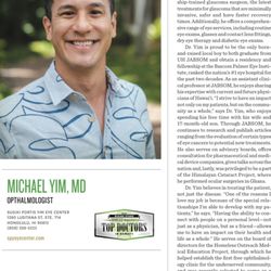 Michael C Yim, MD - I am so thankful and appreciative to be voted as one of Hawaii's top doctors & rising stars!