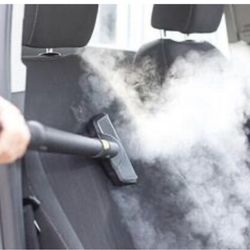 Auto Gleam Mobile Detailing - Steam cleaning interior - kills bacteria and helps destroy bad odors
