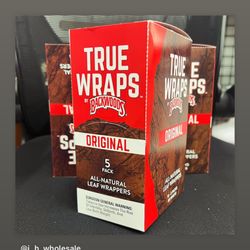 Stackhouse Tobacco - New Backwood True Wraps Leafs