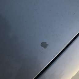 They tested paint color and just left it there