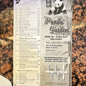 Panda Garden - Menu (April 2025) - Japanese Near Me - Boise, Idaho Panda Garden - Menu (April 2025) - Japanese Near Me - Boise, Idaho