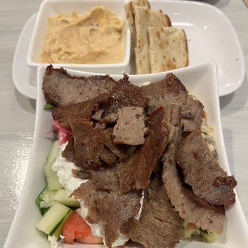 Plaka Grill - Chicago gyro bowl and hummus with pita - Greek Near Me - Falls Church, Virginia Plaka Grill - Chicago gyro bowl and hummus with pita - Greek Near Me - Falls Church, Virginia