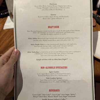 Boatwright's Dining Hall - Menu - Cajun/Creole Near Me - Lake Buena Vista, Florida