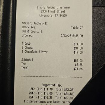 Simply Fondue - Fondue Near Me - Livermore, California