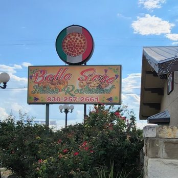 Bella Sera - sign - Italian Near Me - Kerrville, Texas