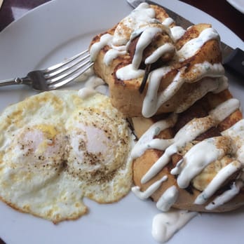 Dad's Diner - Stuffed jalapeño over the fluffiest French toast I've ever had. Yum!! - Breakfast & Brunch Near Me - Anacortes, Washington