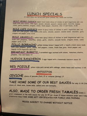 Menu photo 4 Maria Bonita Ventura, CA Menu photo 4 Maria Bonita Ventura, CA