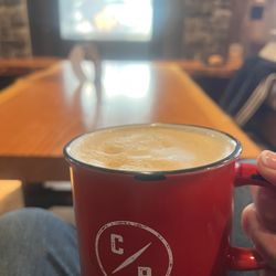 Cutters Point Coffee - Maple Fall-themed latte