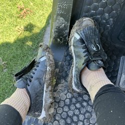 Tenison Park Golf Course - So muddy