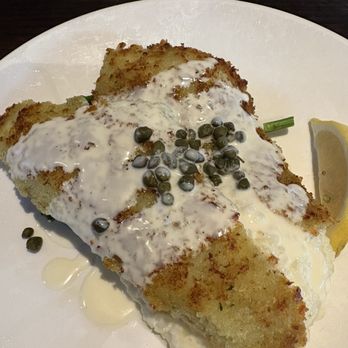 Brigantine - Parmesan encrusted Sand Dabbs - Seafood Near Me - Coronado, California