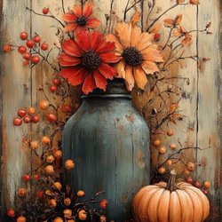 Clock of Williamston - Autumn