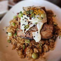 The Wildwood Tavern - Fried Rice with Pork Belly - Duroc pork belly, peas & carrots, fried egg...this was absolutely delicious!!